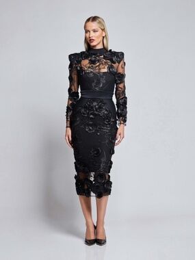 bodycon red prom dress Sequin Formal with Sheer Sides to show evidence of Swatch:#a9b8d2 Elegant Black Midi Dress color:Light Blue